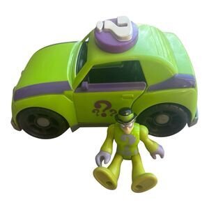 Fisher-Price Imaginext DC Super Friends The Riddler&Hot Rod Car Toy 2009 Batman